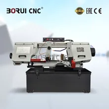Hochleistungs-Bandsägemaschine mit programmierbarem Zuführsystem
