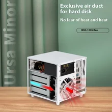 Chassis Microatx in metallo con rack di raffreddamento USB incluso