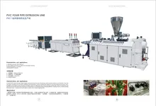 PVC-buismaakmachine/PVC-waterbuisproductielijn/PVC-kunststofbuisextruderend apparaat