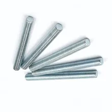 8/32 قضبان مل threaded مع صواميل سداسية