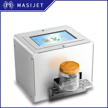Máquina de codificación de tinta de escritorio estática semiautomática, impresora de tinta manual portátil para uso doméstico para impresión de placas de tinta Tij