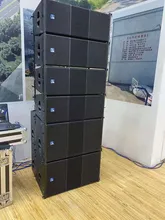 Sistema de altavoces portátil de array lineal multifuncional de doble 10 pulgada en la parte superior y doble 15 pulgada en el bajo