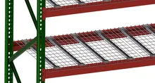Sistema di stoccaggio a scaffalature a forma di goccia per magazzino ad alta capacità