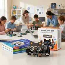 Sınıf Programlama Dersleri için STEM Eğitici Etkileşimli Akıllı IoT Robotik Kiti