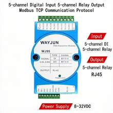 Schalter Eingangs a-Typ Relais Ausgang Modbus TCP Kommunikationsprotokoll Rj-45 Netzwerk Schnittstelle