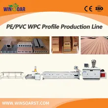 Macchina per la produzione di piastre a pinza in PVC/Macchina per estrusione di profili per finestre in PVC