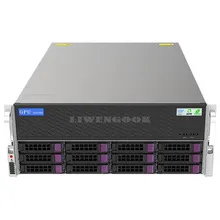 ตู้เซิร์ฟเวอร์แบบติดตั้งในตู้ที่สามารถเปลี่ยนได้ร้อน 4u เคส GPU สำหรับปัญญาประดิษฐ์และการเรนเดอร์