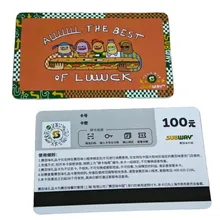 Carta di Membri VIP in PVC RFID personalizzata e bella con codice QR