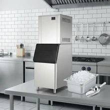 Macchina per la produzione di blocchi di ghiaccio compatta e portatile con funzioni multiple personalizzabili