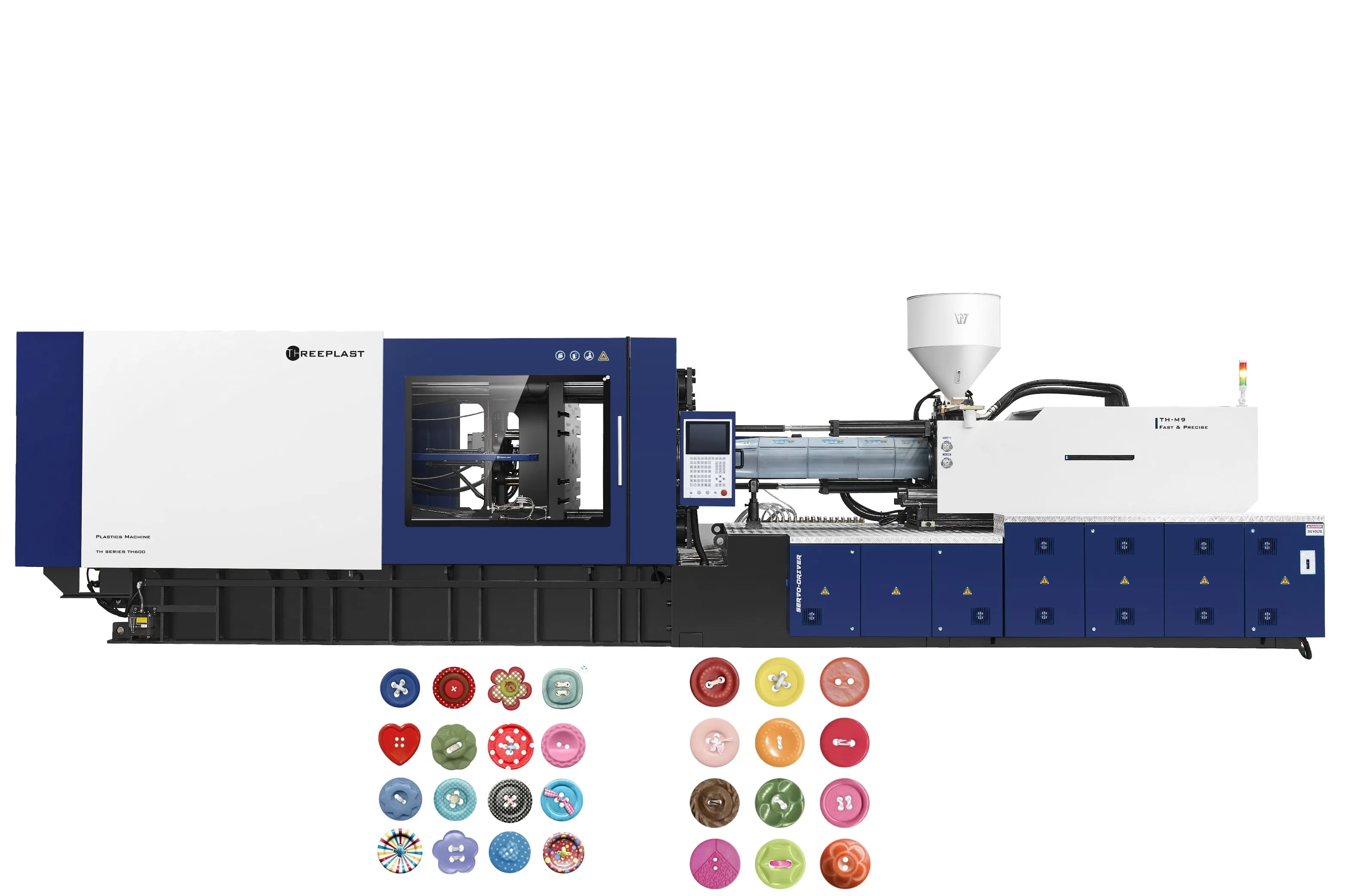 Macchina per la produzione di bottoni in plastica, macchina per stampaggio ad iniezione pictures & photos