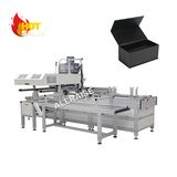 Factory Price Automatic Rigid Box Making Machine Gift Box Phone Case Rigid Box Wrapping Machine Wine Hardboard Box Making Machine