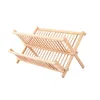 Asciugatrice per stoviglie, organizzatore per la cucina, supporto per stoviglie in legno, scaffale per la cucina, rack pieghevole, prodotti per la casa, porta stoviglie per la cucina
