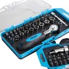 Set de Herramientas Manuales Fixtec 38PCS Destornillador de Puntas Múltiples con Carraca Destornillador Electricista Juego de Destornilladores