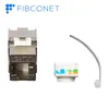 CAT6A/Cat7 RJ45 เครื่องมือแจ็คโมดูลคีย์สโตนแบบไม่ต้องใช้เครื่องมือ SFTP ที่มีการป้องกัน