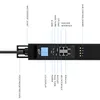 Rack PDU di Controllo Rete Intelligente - 8 IEC C13 Prese con RJ45 Interfaccia, Monitoraggio Remoto del Distributore di Energia