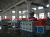 เครื่องจักรท่อพลาสติกพีวีซีสำหรับการทำเกลียวท่อป้องกันสายไฟ