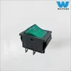 Kcd4 2-Position 4-Pin Interrupteur à bascule avec lumière LED jaune d'alimentation