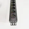 3 Phasen Rack 12 Weg PDU Rackmontage Deutscher Schrank Steckdose Stromverteilungseinheit