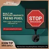 Insegna LED programmabile USB Schermo LED Matrice Display Pannello Pixel Luce per Finestrino Posteriore Auto