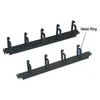 1u 19 Zoll Kabelmanager mit 4/5 Ringen
