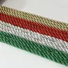 Mochilas personalizadas con asas de cintas de satén de color sólido, cuerda de mano, empaquetado de cajas de regalo, cuerda de poliéster colorida