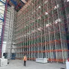 Système d'automatisation d'entrepôt avec navette ASRS, racks de stockage et racks de navette à palettes