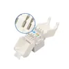 180° CAT6 네트워크 키스톤 소켓 모듈 툴 프리 UTP 네트워크 모듈