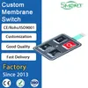 Electrónica Inteligente Personalizada Estándar 2X2 4 Botones Embozados Control Membrana Teclado