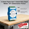 Fern-I/O-Modul mit fünf Schaltsignalen und fünf Relaisausgängen. Analog-Akquisitionsmodul für Sensorsignale, Signalisolator-Konvertierungsmodul