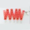 プラスチックキーチェーン折りたたみ定規 50cm