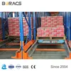 Sistema de estantería de radio con carretilla automática para almacenamiento en almacén de acero deslizante