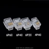 4 ピン Rj-9 モジュラーコネクタ 4p4c Rj9 電話ケーブル用モジュラープラグ