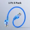 23AWG 高速 RJ45 ルーター モデム コンピュータ用 短い イーサネットケーブル