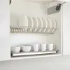 Organizador de Pratos de Aço Inoxidável para Cozinha, Escorredor de Louças, Suporte para Secagem de Pratos