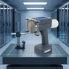 Al16 Impresora de inyección de tinta portátil de caracteres grandes, matriz de puntos de 16 puntos, máquina portátil de codificación para tuberías y cables