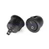 Interruptor Rocker em Alta Venda Kcd11 Interruptor de Potência Redondo W/O Luz de Fundo LED Iluminada Interruptor Rocker 12V