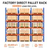 Rayonnage à palettes à haute capacité de charge, rayonnage industriel pour entrepôt, racks de stockage en métal lourds, étagère de rayonnage à palettes sélectives