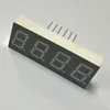 จอแสดงผล LED สีเหลืองสดใส 0.4-Inch 4-Digit สำหรับการตรวจสอบความชื้น
