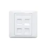 Placa Frontal Modular Universal de Plástico ABS Duradero con RJ45 Módulo
