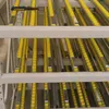 Estante de rodillos de almacenamiento intensivo profesional para estanterías de gravedad