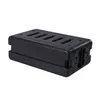 กล่องเก็บแบบสแตนดาร์ดกันน้ำ PP ที่ซ้อนกันได้ 3u กล่องรางฉีด 19"