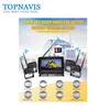Sistema de câmera sem fio de 7 polegadas para backup / visão traseira / ré com DVR