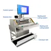 Système de contrôle PLC Machine automatique d'emballage de colis intelligente pour station de messagerie