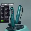 Neue wiederaufladbare USB elektronische Technologie Springseil Drahtseil verstellbares Springseil Trainer digitaler kabelloser Kalorienzähler
