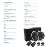 Edge Rd65 Leistungsserie 6.5-Inch Auto Audio Komponenten Lautsprechersystem