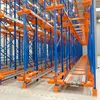 Sistema de estanterías automatizado, almacén con transelevador, estanterías de alta tecnología, transelevador de radio, estanterías para palets