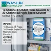 Fortgeschrittenes 20-Channel Encoder-Signal-Eingangsmodul für Zähler Hochleistungs-Encoder-Signale
