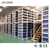 Rak Gudang Racking Masuk Racking Kereta Otomatis Rak Penyimpanan Multi Mendukung Mezanin