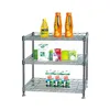 Supporto per Stoviglie da Cucina Rete Metallica 3 Ripiani Reti Metalliche