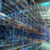 Estante de palets de doble profundidad, estante industrial de almacenamiento, estante de acero para almacén, estante de metal